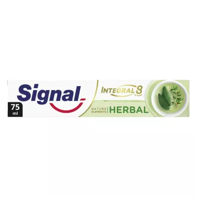 Dentífrico Integral 8 Nature Elements Herbal 75ml -signal