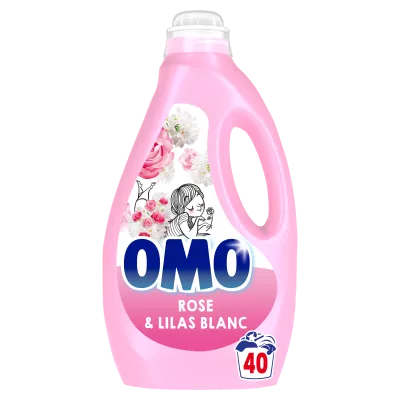 Lessive liquide rose & lilas blanc 2l - OMO