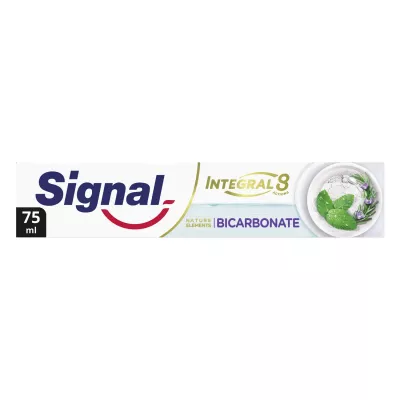 歯みがき剤 インテグラル 8 ネイチャー エレメント 重炭酸塩 75ml - Signal