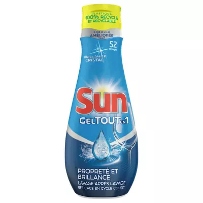 Gel Limpiador Lavavajillas Limpia Y Brilla Todo En 1 900ml - Sun