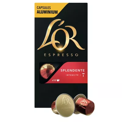 Café Splendente X10 Capsules Aluminium 52g - L'OR ESPRESSO