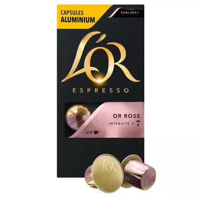 Café Sublime Or Rose X10 капсулы алюминиевые 52г - L'OR