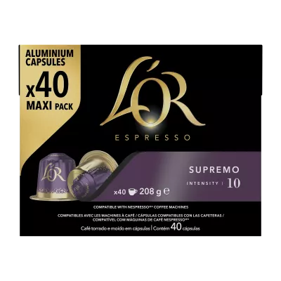 L'or Espresso Supremo N10x40 208