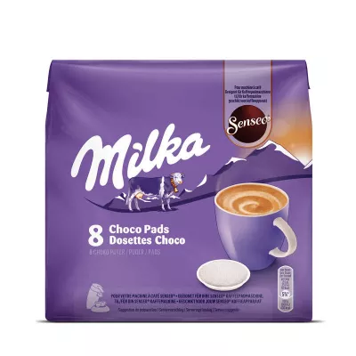Milka x8 Milka maziwa ya chokoleti ya maziwa; 112g Senseo - SENSEO