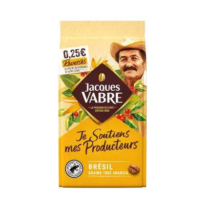 Кофе в зернах из Бразилии 100% Арабика; 400г - JACQUES VABRE