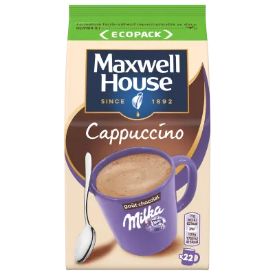 Milka Cappuccino Soluble Coffee; 335g - MAXWELL HOUSE