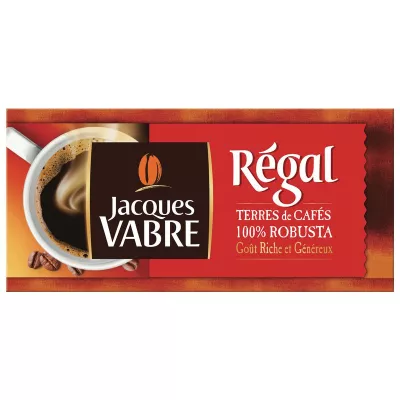 Café moulu 4x250g - JACQUES VABRE
