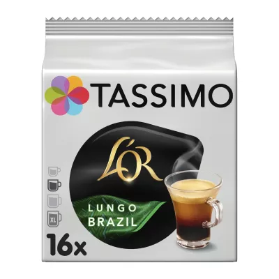 Koffiepads Lungo Brazilië X16 - Tassimo