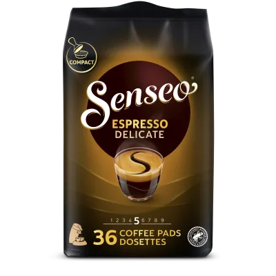 Dosettes Souples de Café Espresso Délicate x36; 250g - SENSEO
