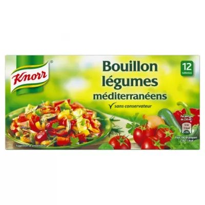 Caldo de legumes mediterrâneo x12 - KNORR