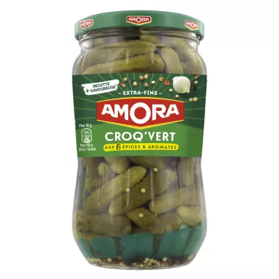 Viungo 5 vya ziada na kachumbari za mimea, 540g - AMORA