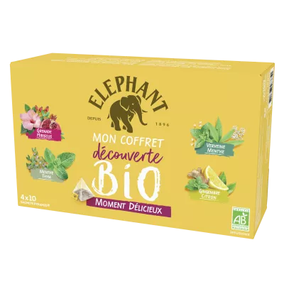 Коробка органических настоев Delicious Moment, x40, 62 г - СЛОН