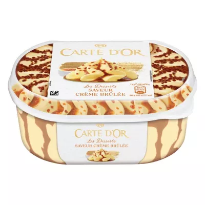 Cd Glacier Creme Brulee 500g