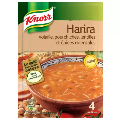 Sopa Harira HALAL 4 porciones, 115g - KNORR