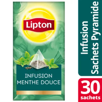 Lipton Exclusive Selection Infusion Menthe Douce 30 Sachets Pyramides