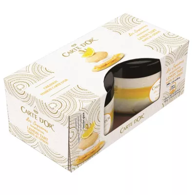 Tarte au citron glacé x2 260ml - CARTE D'OR