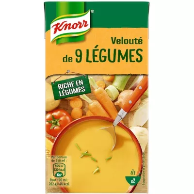 Бархатный суп с 9 овощами - KNORR