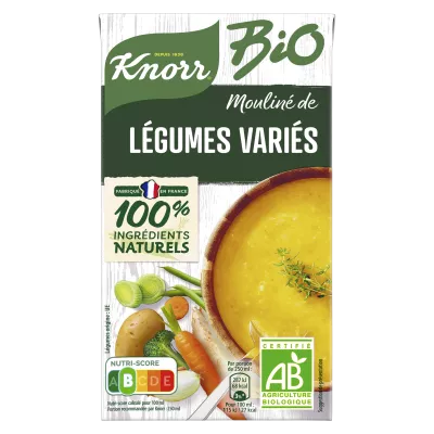 Organic mixed vegetable soup 1L - KNORR