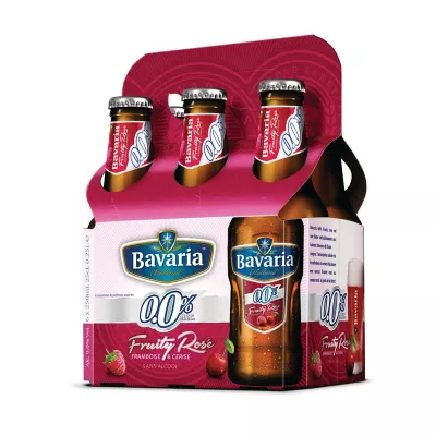 Bière Sans Alcool Saveur Fruits Rouges, 6x25cl - BAVARIA