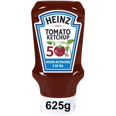 トマトケチャップ 糖質・塩分50％オフ 625g - HEINZ