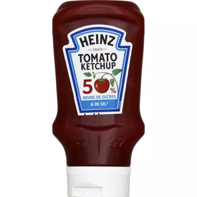 トマトケチャップ 糖質・塩分50％オフ 435g - HEINZ