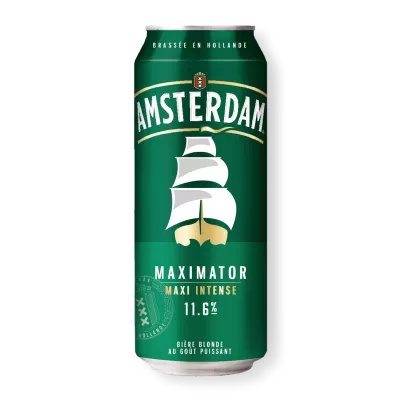 Светлое пиво Maximator, 11,6°, 50cl - AMSTERDAM