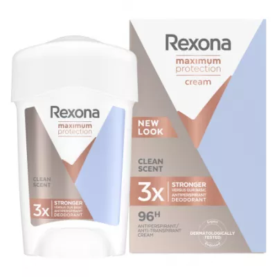 Deodorant mwanamke anti-transpiring safi harufu 45ml- rexona - REXONA