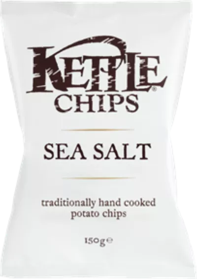 Chips Sea Salt, 130g x10 - KETTLE