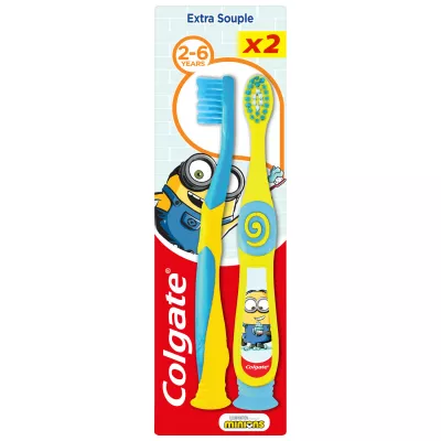 Brosse à Dents Extra souple Enfant 2 - 6 ans Les Minions - COLGATE