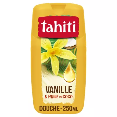 香草椰子油保湿沐浴露 250ml - TAHITI