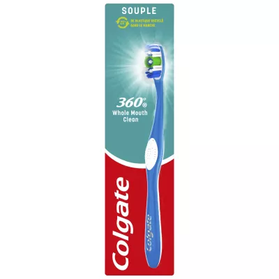 Mswaki laini na kamba laini 360 ° mdomo mzima safi - COLGATE
