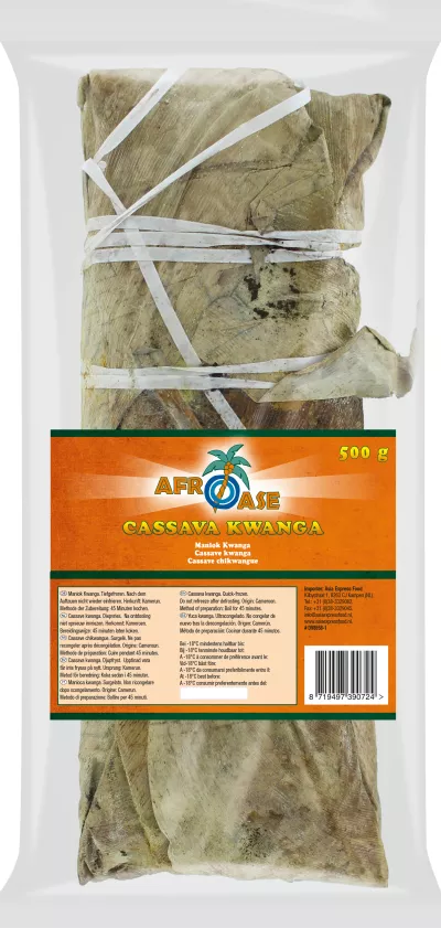 Chikwangue Kwanga 20 X 500 Gr - AFROASE