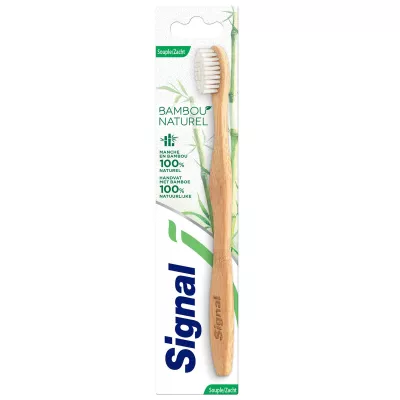 Spazzolino da denti in bambù morbido al 100%. - Signal