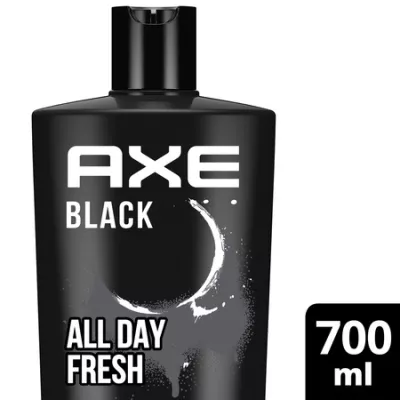 5-in-1 zwarte 700 ml heren douchegel - Axe