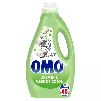 Detersivo liquido Gelsomino e Fiori di Cotone 1,8l - Omo