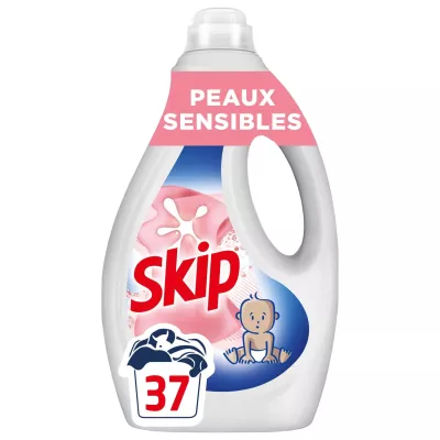 Lessive Liquide Sensitive Peaux Sensibles & Bébé 1,665L - SKIP