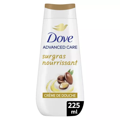 كريم الاستحمام المغذي وزيت الأركان من سورجراس 225 مل - DOVE