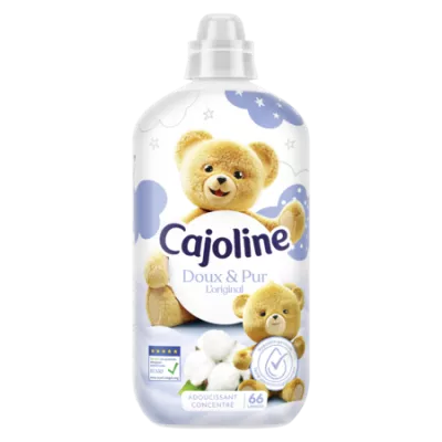 Adoucissant Hypoallergénique Doux et Pur 66 lavages - CAJOLINE
