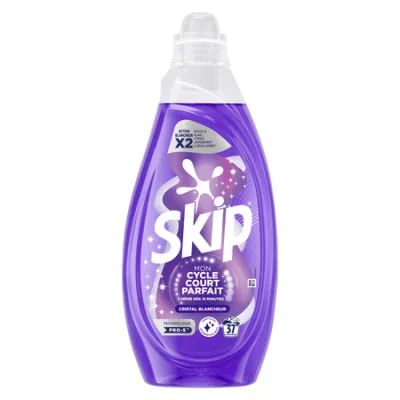 Lessive liquide Mon Cycle Court Parfait Cristal Blancheur 1;4L -  SKIP