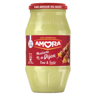 Moutarde Dijon Forte,  430g - AMORA