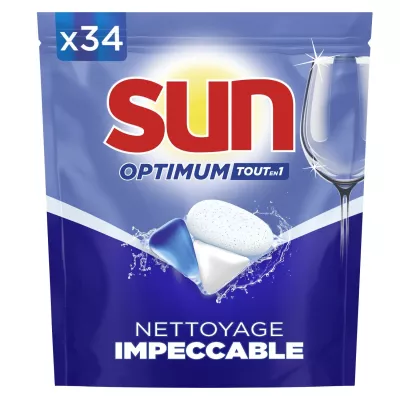 Pastiglie per lavastoviglie tutto in 1 ottimali X34 - Sun