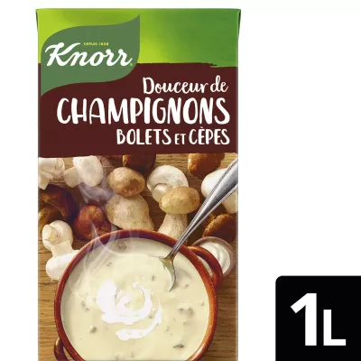 蘑菇汤润滑脂和牛肝菌蘑菇1L - Knorr