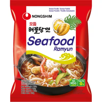 Seafood Noodles Inst. Ramyun 20 X 125 Gr - Nongshim