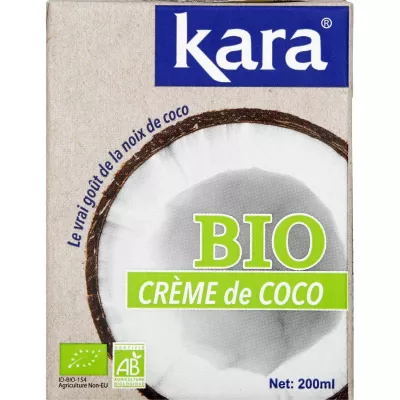 Crème de coco Bio 200ml - KARA