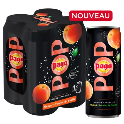 4x25cl Pago Pop Abricot Basili