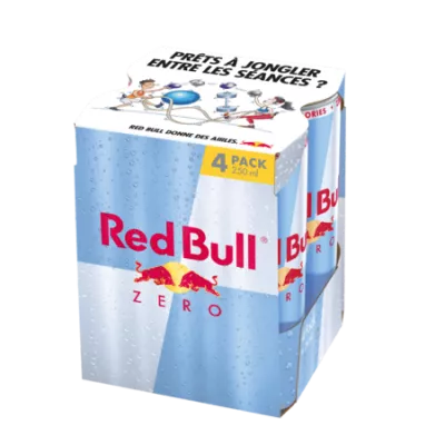 4x250ml Red Bull Zero