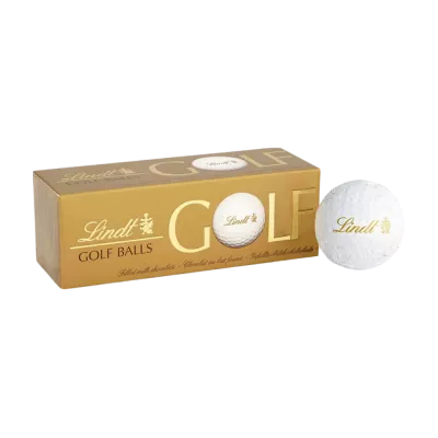 Balle De Golf En Chocolat Au Lait Et Noisettes (3 Balles) 110g - LINDT
