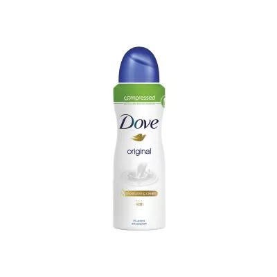 Dove 原装除臭喷雾 75 毫升压缩 48 小时 0% 酒精 - Dove