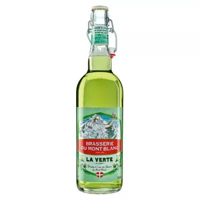 Bière La Verte au Génépi, 5,9°, 75cl - BRASSERIE DU MONT-BLANC