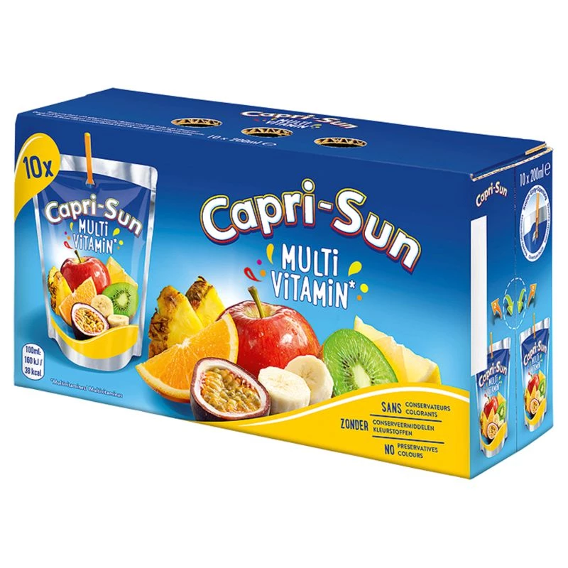Multivitamin fruit drink 10x20cl - CAPRI-SUN